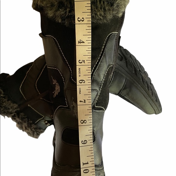 US Polo Assn Winter Lace-Up Boots. Very nice. Rarely warn. - Picture 7 of 7